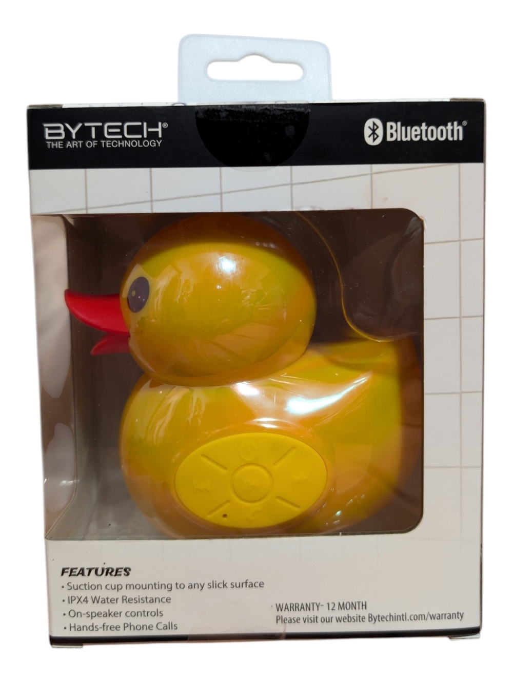 BYTECH Yellow Bluetooth Ducky Speaker - Wireless Handsfree Audio